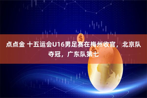 点点金 十五运会U16男足赛在梅州收官，北京队夺冠，广东队第七