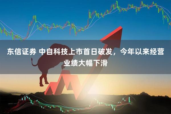 东信证券 中自科技上市首日破发，今年以来经营业绩大幅下滑